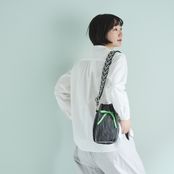 TRICOTE/RIB POUCH BAG